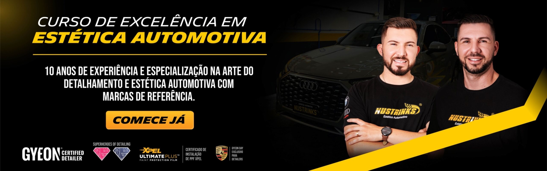 Curso de excelência em Estética Automotiva